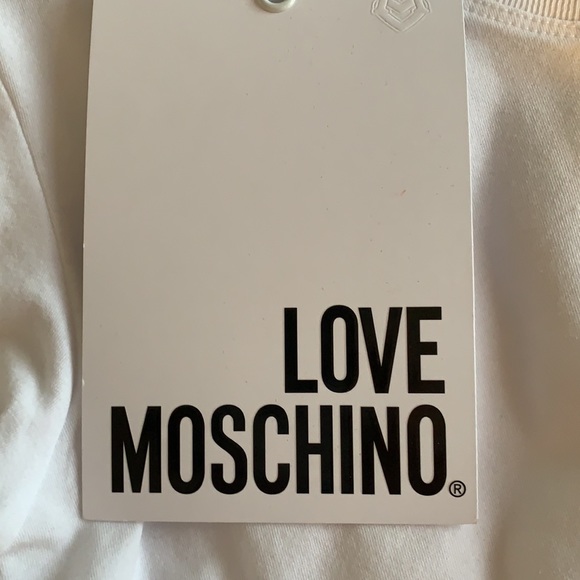 Moschino white tee US8 NWT - Picture 4 of 6